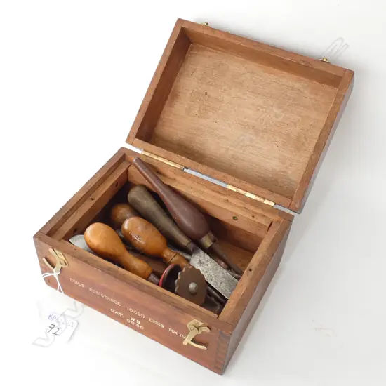 ASST. AWLS, DRIVERS, PILES ETC IN BOX