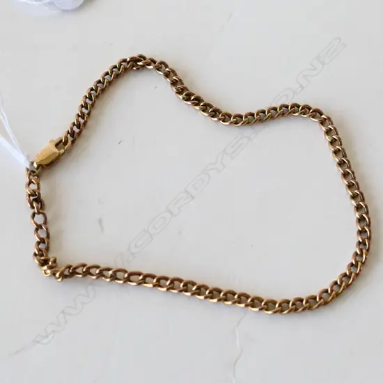 9CT GOLD CHAIN BRACELET 3.85gm