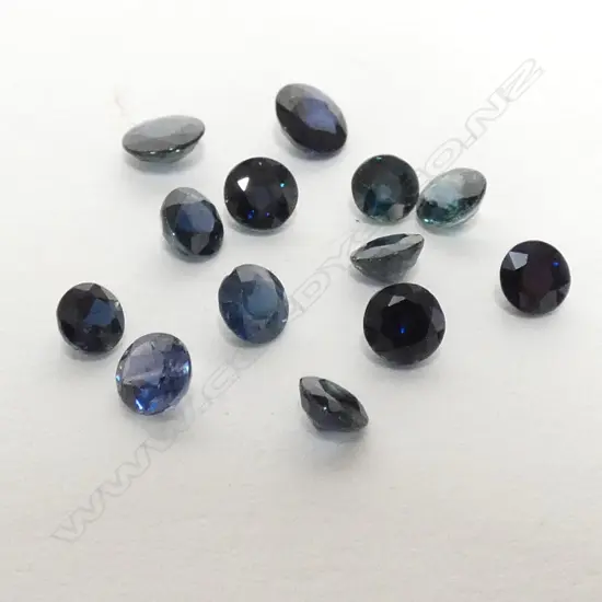 5CT ROUND FACETED SAPPHIRES