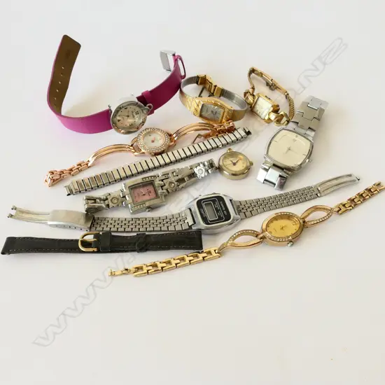 BAG OF ASSORTED LADIES WRISTWATCHES