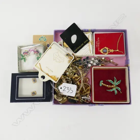 SILVER, GOLD PLATE & OPAL PCES