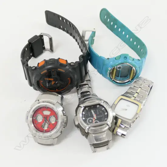 G-SHOCK (3) BABY G & RIPCURL WATCHES 