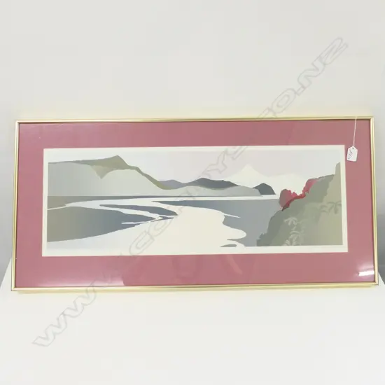 MALCOLM WARR SCREENPRINT MT EGMONT 24/170 MM L 750 MM