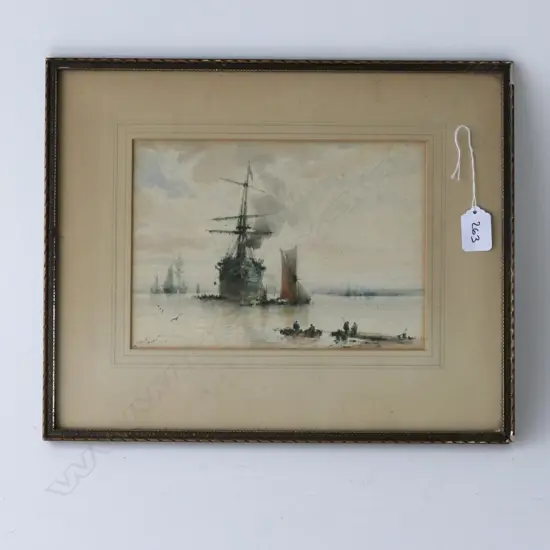 QUALITY VICTORIAN HARBOUR SHIPPING W/C 