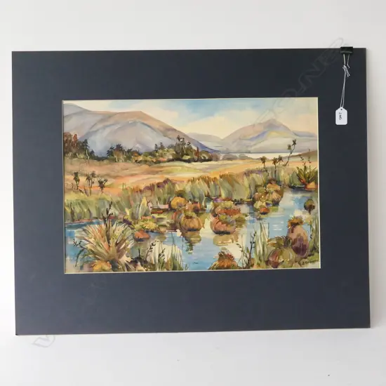 D. HELMORE LANDSCAPE W/C 735 X 590MM