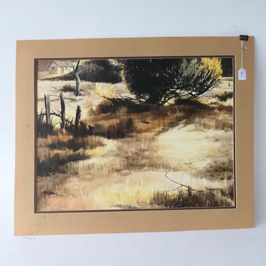 GRAHAM BRADDOCK LANDSCAPE W/C 740 X 600MM