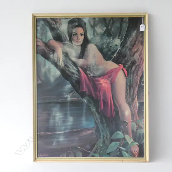 J. H. LYNCH KITCH LADY PRINT AF 790 X 615MM