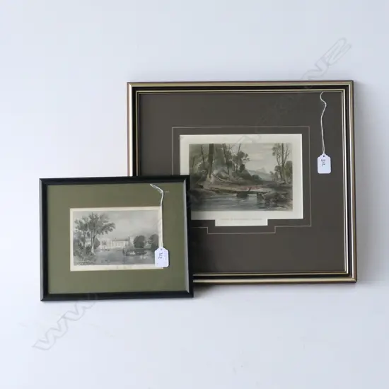 TWO ANTIQUE ENGRAVINGS