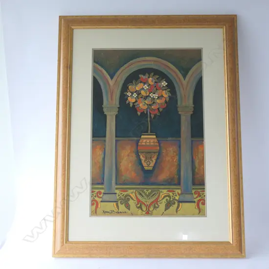 KAREL BURROWS MIXED MEDIA 1145 X 865MM