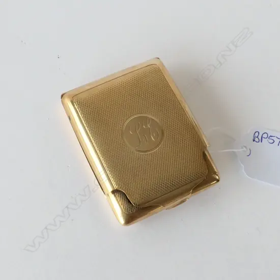 9CT GOLD VESTA CASE 40.14gm