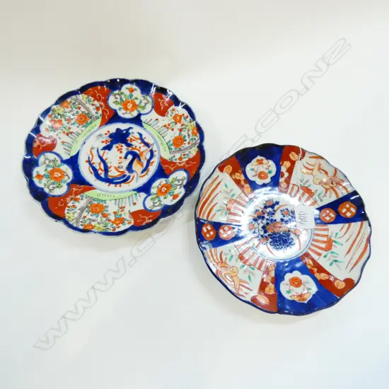 PR C1900 JAPANESE IMARI PLATES LGEST.Dia.410mm