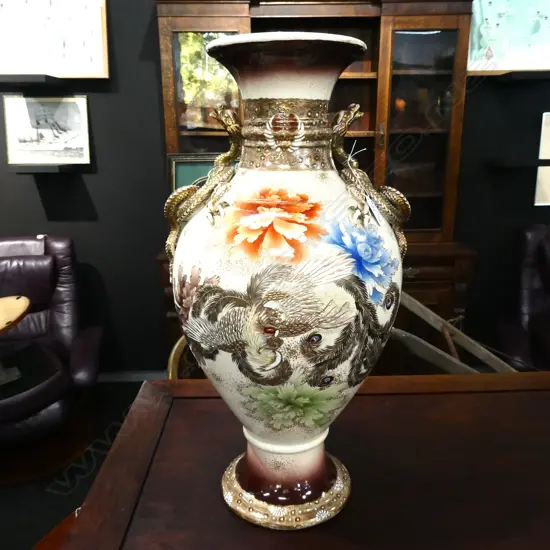 LARGE ORIENTAL VASE H. 540MM