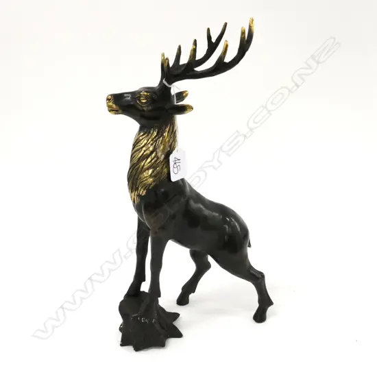 CAST BRASS STAG H. 365MM