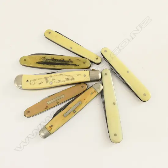 SEVEN VINTAGE PEN KNIVES
