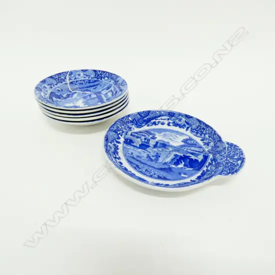 FIVE COPELAND SPODE "ITALIAN SCENE" DISHES