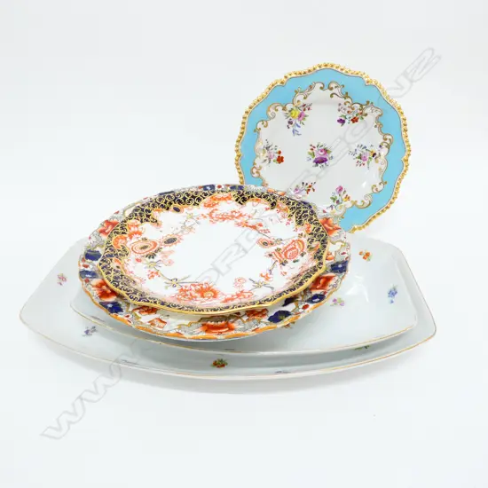 7 PLATES INCL. R/CROWN DERBY, SPODE ETC