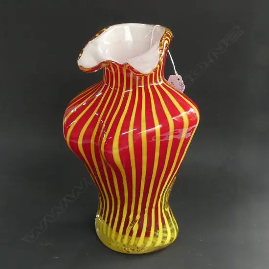 ART GLASS VASE H. 260MM 