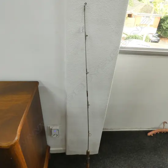 VINTAGE STEEL TINKER MADE FISHING ROD 2 PCE