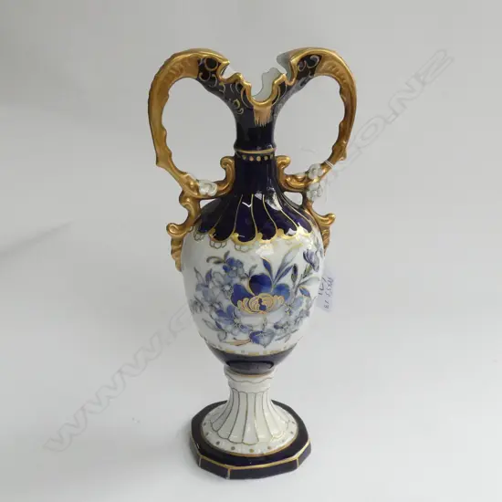 TWO HANDLED ROYAL DUX VASE
