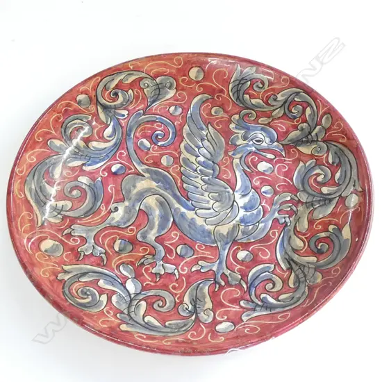 LG ANTIQUE WELSH WALL CHARGER, DIA. 310MM