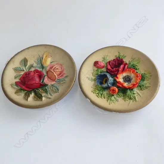 PR FLORAL BOSSONS WALL PLAQUES, 160MM