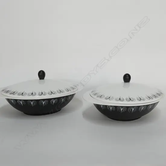 (19191) PR RETRO 'DOMINO' LIDDED TUREENS ...