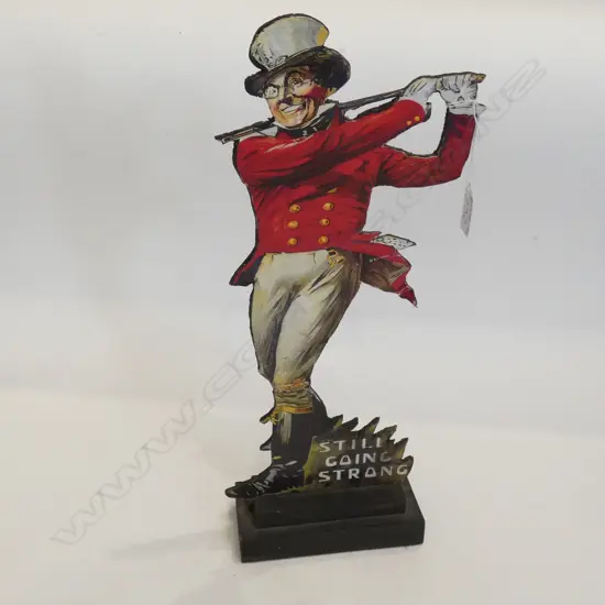 JOHNNIE WALKER WOODEN ADVERTISING FIGURE