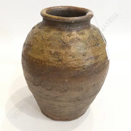 OLD JAPANESE SHIGARAKI POTTERY VASE H.270mm