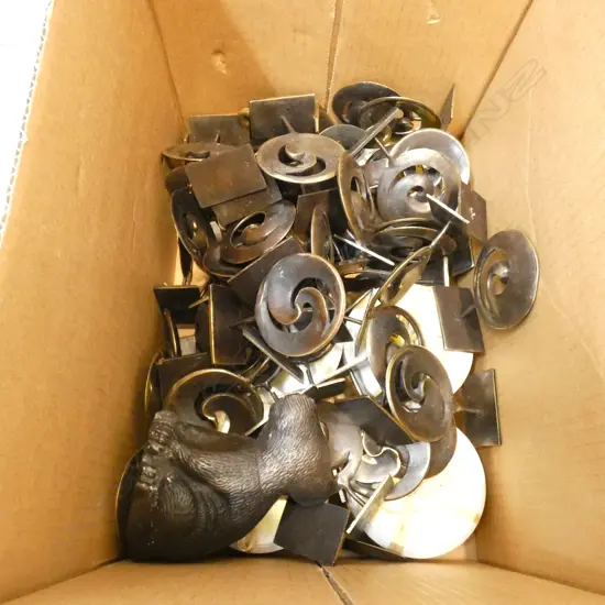 BOX LOT SHEA BUTTER, BRASS MAORI DESIGNS, KOALA