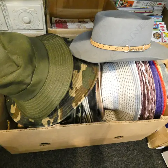 BOX LOT ASST. HATS