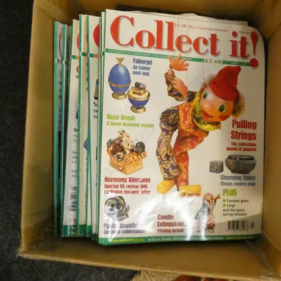 BOX LOT 'COLLECT IT' MAGAZINES
