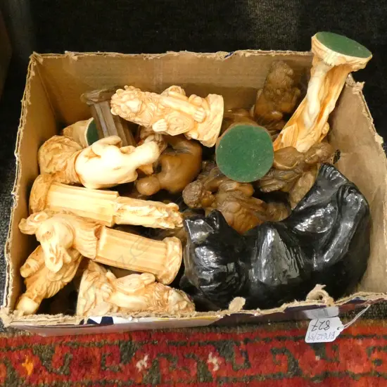 BOX LOT ASST RESIN FIGURES, BEAR