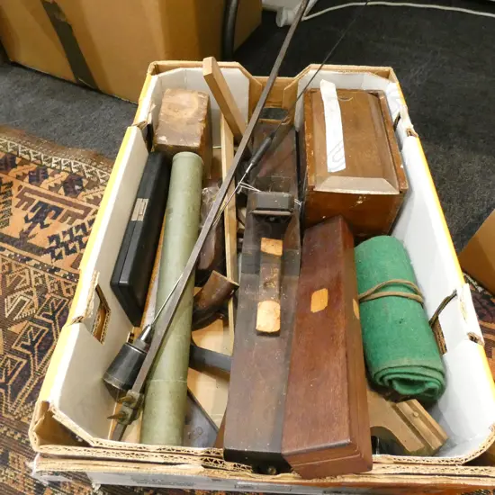 BOX LOT ASST. VINTAGE TOOLS 