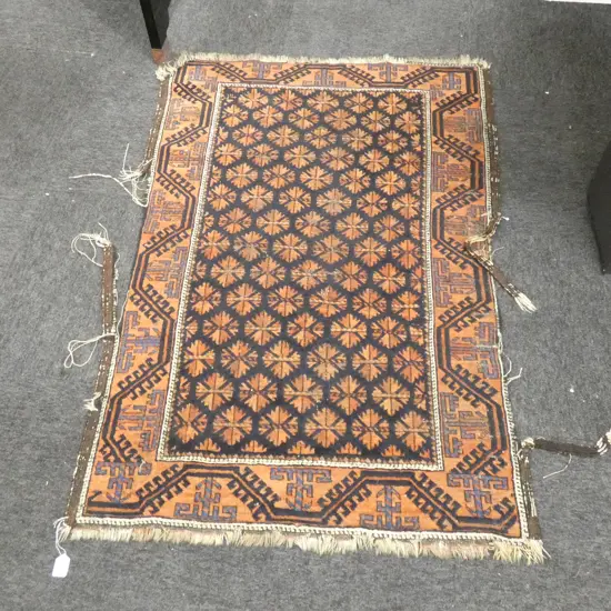 HAND KNOTTED ALL WOOL RUG AF 1300 X 860MM