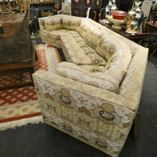 RETRO 3PC SOFA L 4110 MM FADING TO FABRIC