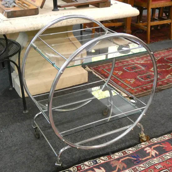 ART DECO TEA TROLLEY