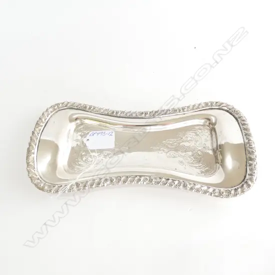  VICTORIAN S/PLATE CANDLE SNUFFER TRAY