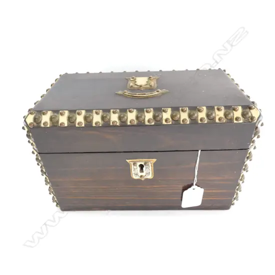 COROMANDEL WOOD TEA CADDY BOX