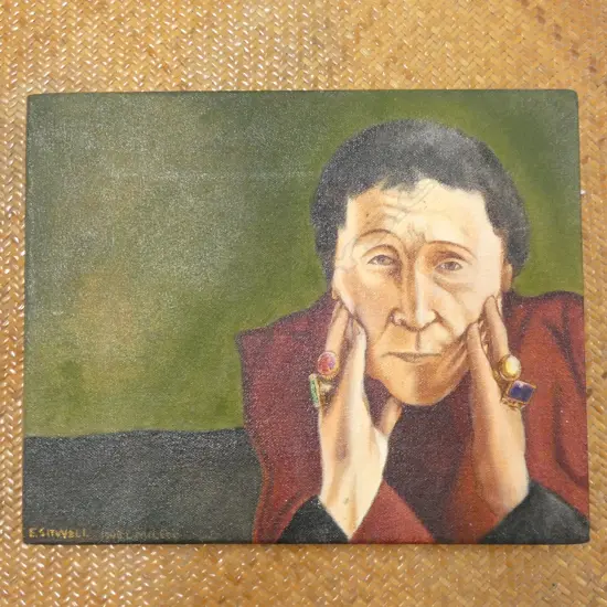 L MCCLOUD OIL EDITH SITWELL 260 MM