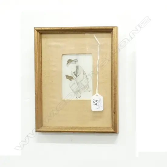 HAND PAINTED STUDY OF A SCHOLAR ON IVORY 100 X 70 MM