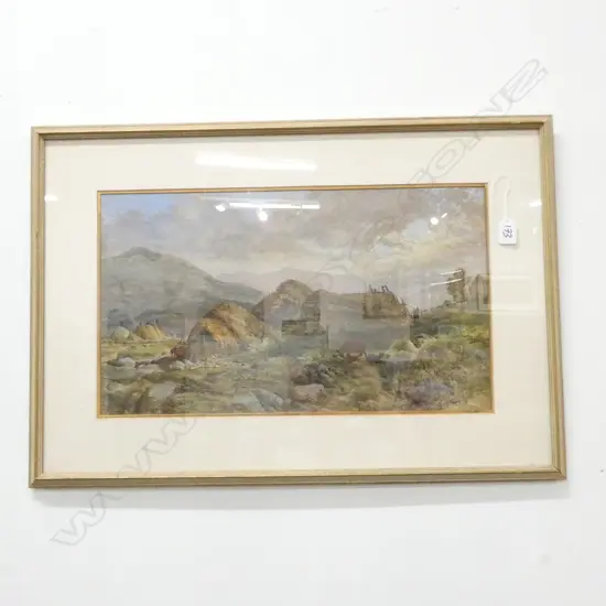 James FERRIER (act.1840-1883) Highland Bothy