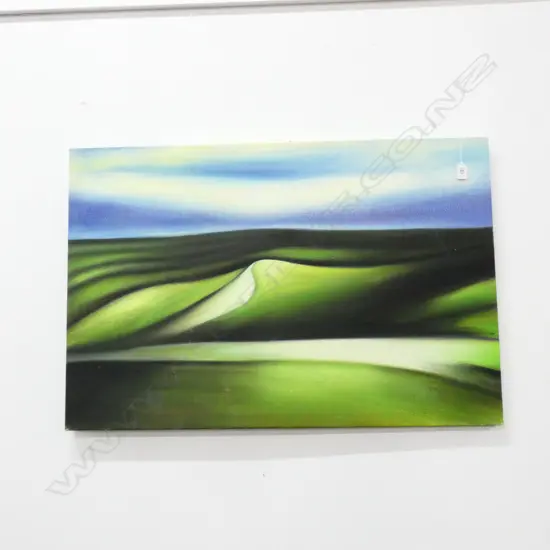 ARTIST UNKNOWN ACRYLIC LANDSCAPE 610 X 910mm