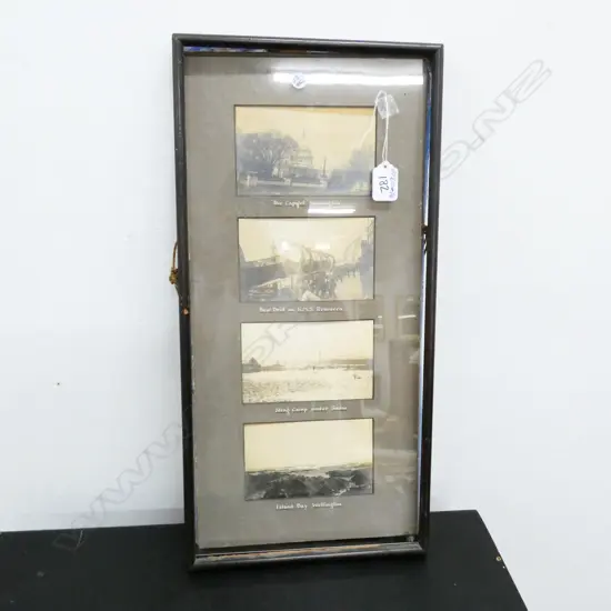 4 OLD B&W PHOTOS 'BOAT DRILL R.M.S REMUERA +...