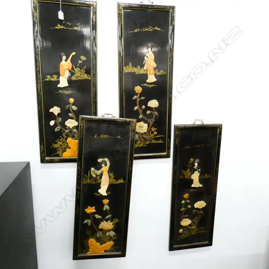 4 ORIENTAL PANELS 810 X 300MM