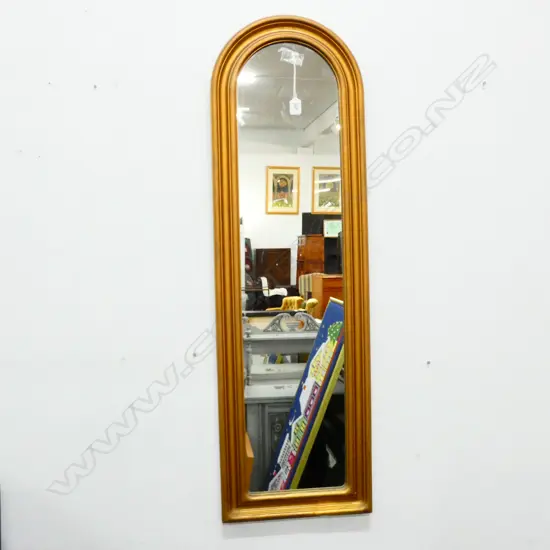 GILT FRAMED HALL MIRROR H 1100 MM