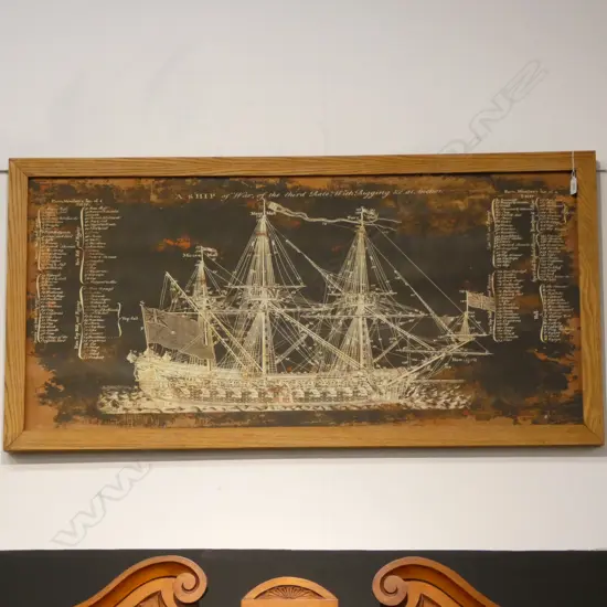LARGE SHIP PRINT 1200 X 600MM