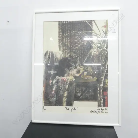 PAUL CONEY CAT PRINT 'PRIDE OF PLACE' LTD ED.