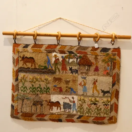 20TH C PERUVIAN WALL RUG