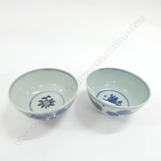 PR CHINESE B/W BOWLS 120MM DIA