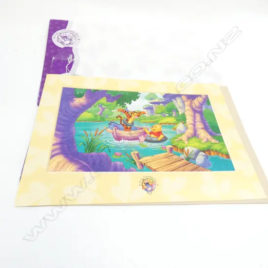 2 COLLECTORS WINNIE THE POOH PRINTS 430 X 310MM